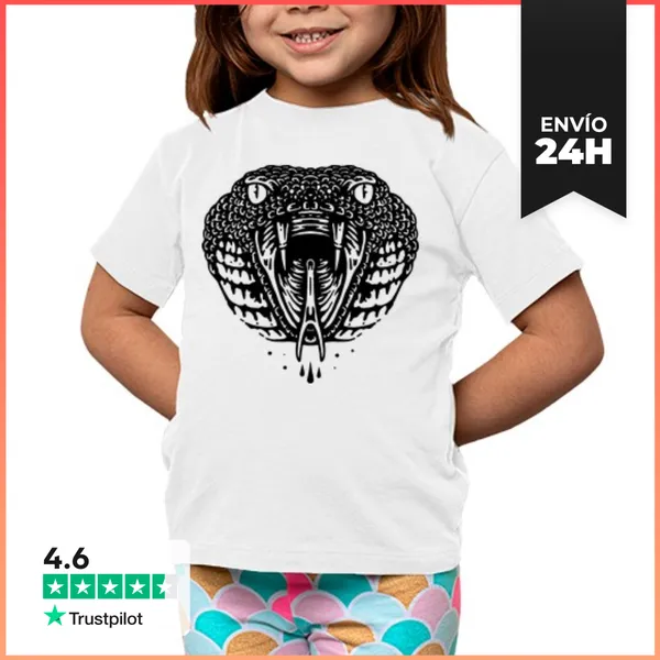 Camiseta Clásica Para Niños Víbora LaTostadora