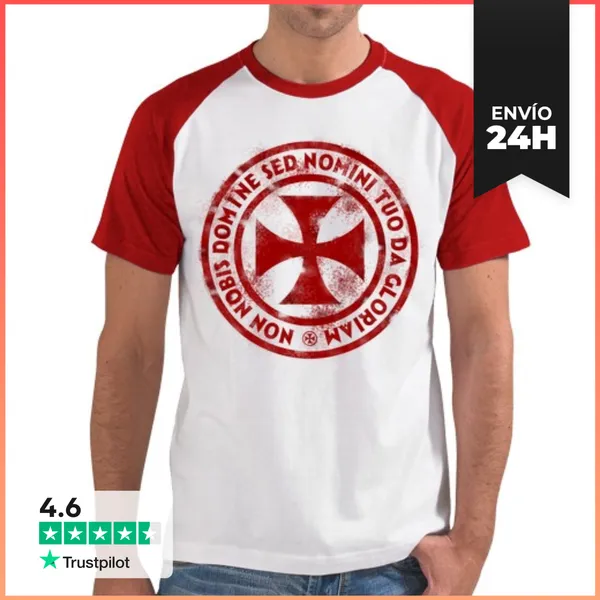 Camiseta Hombre, Estilo Béisbol Cruz Del Temple LaTostadora