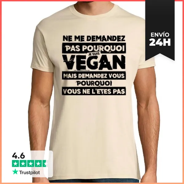 Camiseta Hombre Clásica Vegano LaTostadora