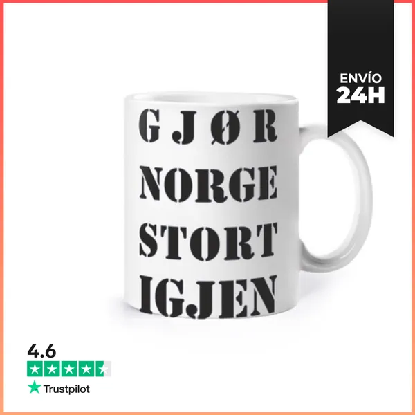 Taza Make Norway Great Again LaTostadora