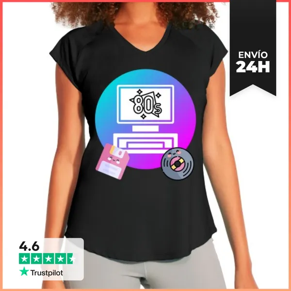 Camiseta Deportiva Mujer La Epoca De La Nostalgia LaTostadora