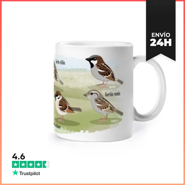 Taza Gorriones LaTostadora