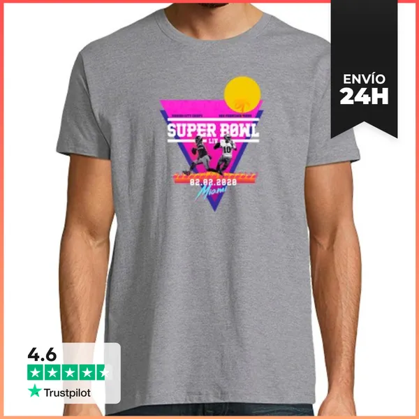 Camiseta Hombre Clásica Superbowl 2020 LaTostadora
