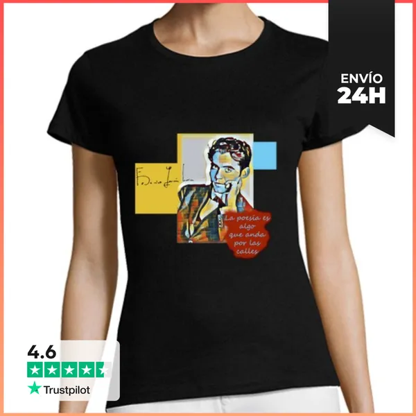 Camiseta Mujer Clásica Mujer Lorca Poesia LaTostadora