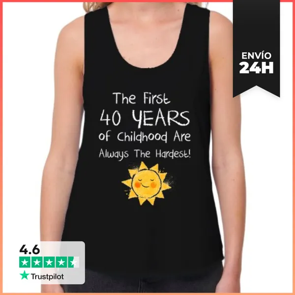Camiseta Mujer Sin Mangas, Loose Fit 476975 LaTostadora