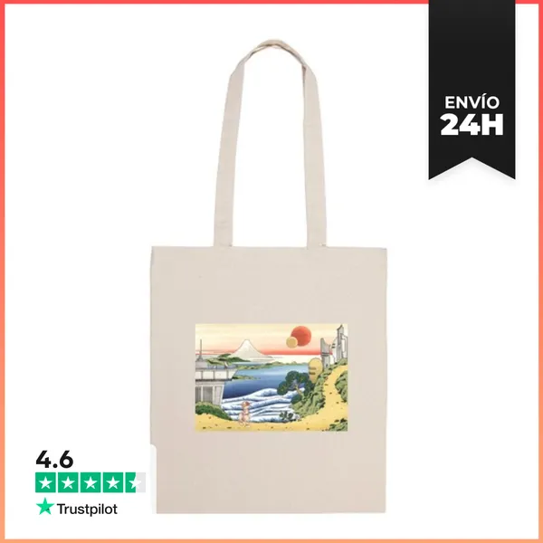 Bolsa De Tela Bolsa De Tela Robot Hokusai LaTostadora