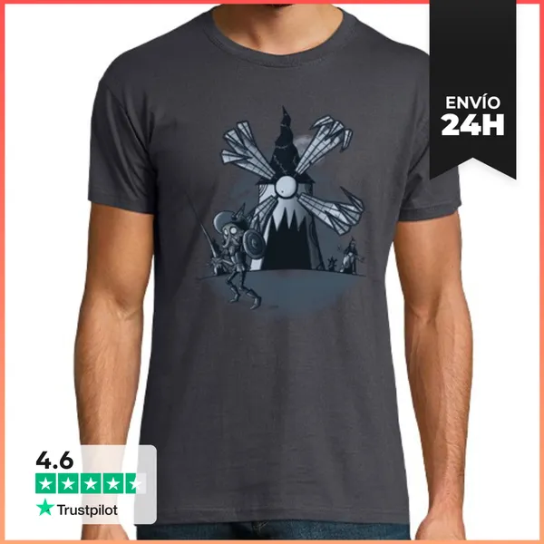 Camiseta Hombre Clásica Monstruos De Viento LaTostadora