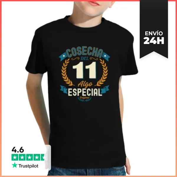 Camiseta Clásica Para Niños Cosecha Del 11 Algo Especial Regalo
