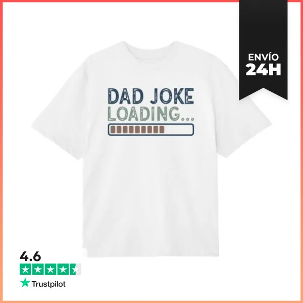 Camiseta Oversize DAD JOKE LOADING LaTostadora