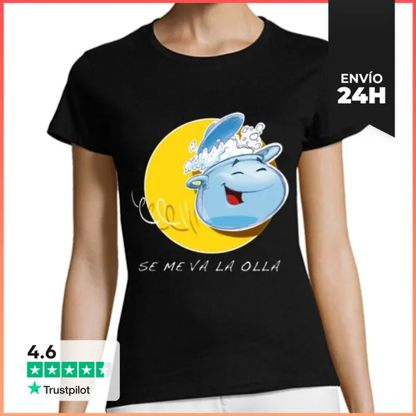 Camiseta Mujer Clásica Se Me Va La Olla LaTostadora