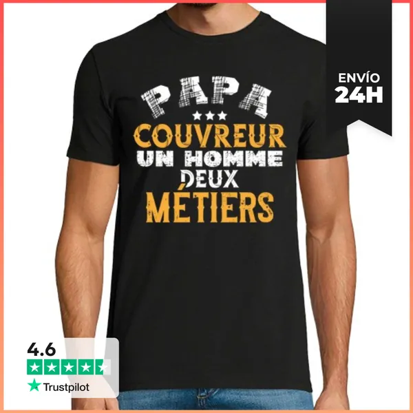 Camiseta Hombre Clásica Idea De Regalo De Trabajo De Papá Techa