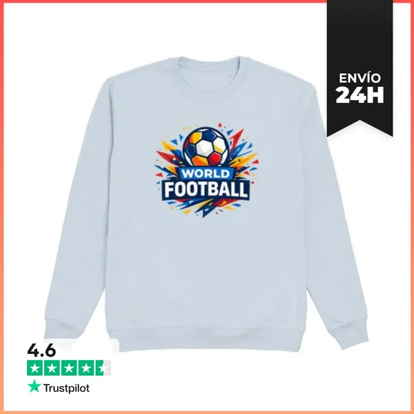 Sudadera Unisex Fútbol Palabra LaTostadora