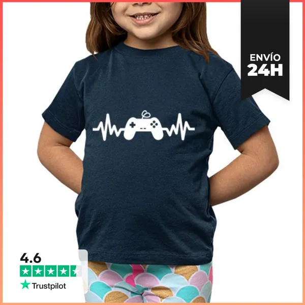 Camiseta Clásica Para Niños Los Juegos Son La Vida Geek Jugador