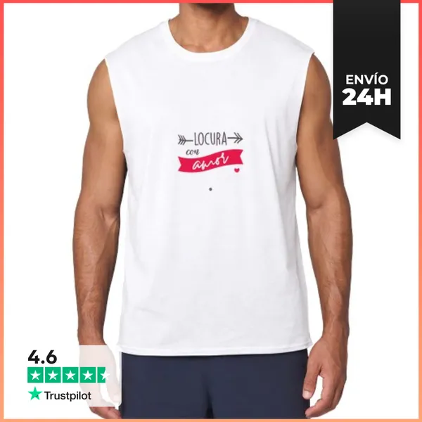 Camiseta Sin Mangas Locura Con Amor Fc LaTostadora