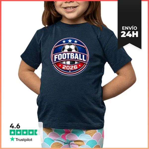 Camiseta Clásica Para Niños Fútbol 2026 LaTostadora