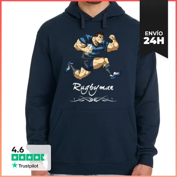 Sudadera Unisex Con Capucha Rugby LaTostadora