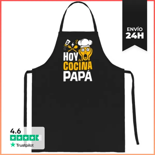 Delantal Hoy Cocina Papá Regalo Original Dia Padre LaTostadora