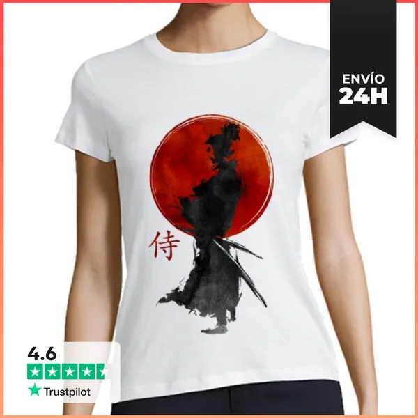 Camiseta Mujer Clásica Samurai LaTostadora