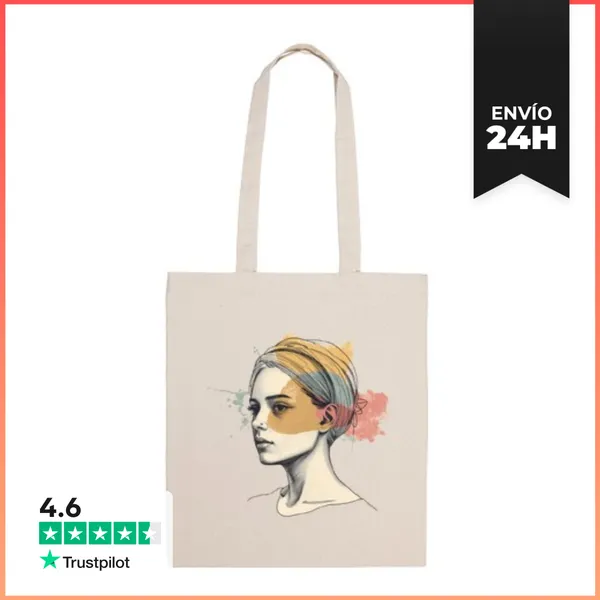 Bolsa De Tela Estilo Antígona Boho Chic Rectitud Mujer Libre
