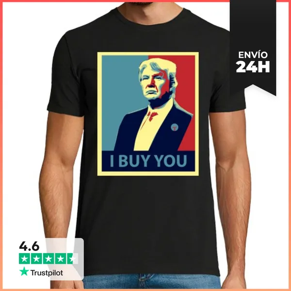 Camiseta Hombre Clásica Dump Trump - Compraré LaTostadora