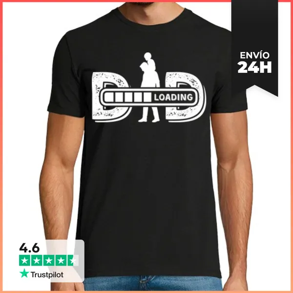 Camiseta Hombre Clásica DAD LOADING LaTostadora
