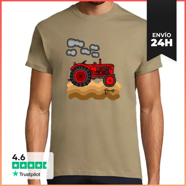 Camiseta Hombre Clásica TRACTOR BARREIROS LaTostadora