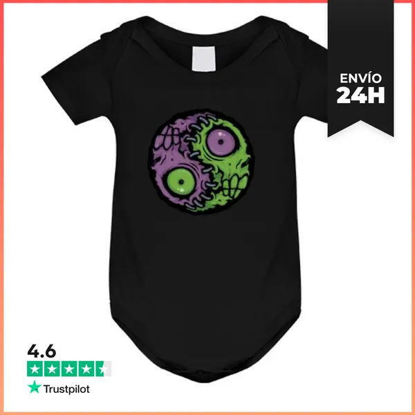 Body Bebé Armonía No Muerta Zombi Yin Yang LaTostadora