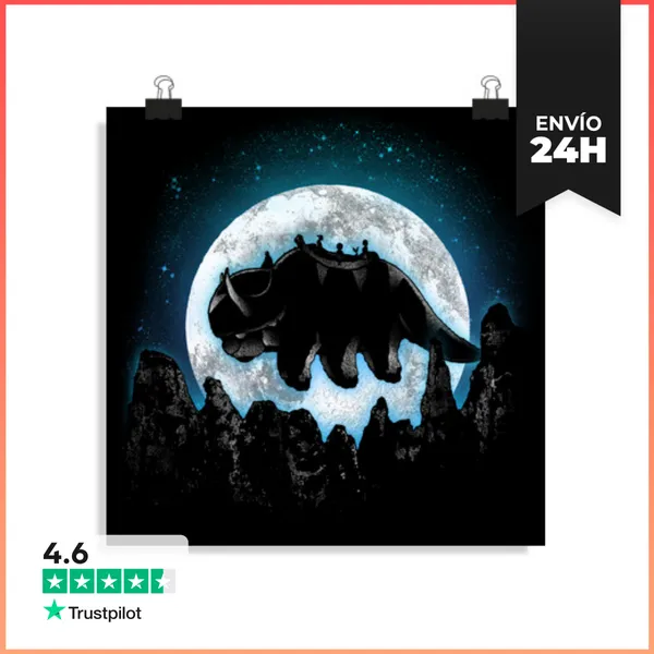 Póster Cuadrado Avatar De Luz De Luna LaTostadora