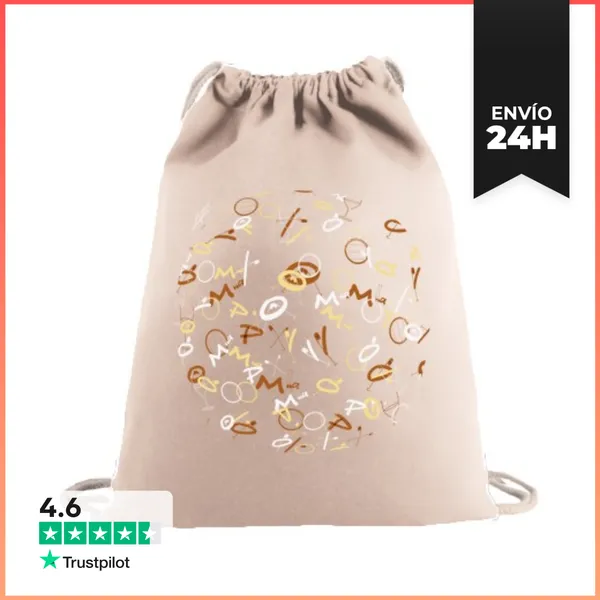 Mochila Saco Con Cuerdas Mundo LaTostadora