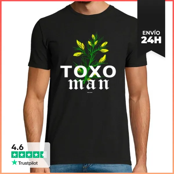 Camiseta Hombre Clásica Gallego Toxo LaTostadora