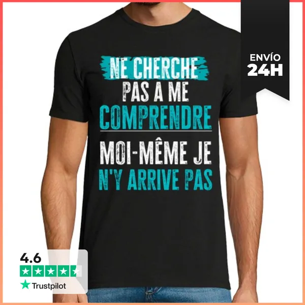 Camiseta Hombre Clásica No Trates De Entenderme LaTostadora