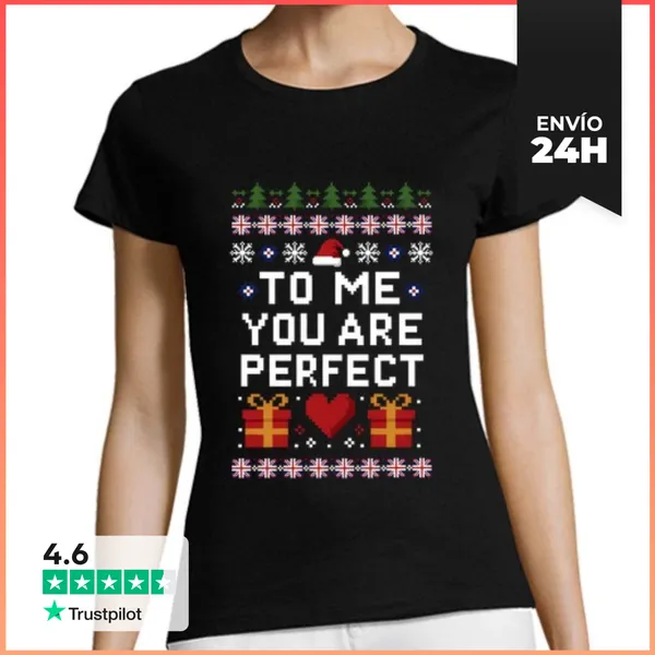 Camiseta Mujer Clásica Love Actually Christmas Sweater