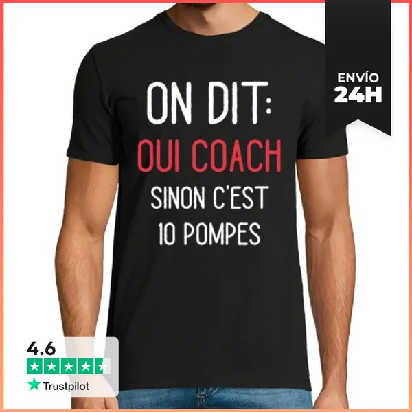 Camiseta Hombre Clásica Decimos Que Si Entrenador Humor Entrena