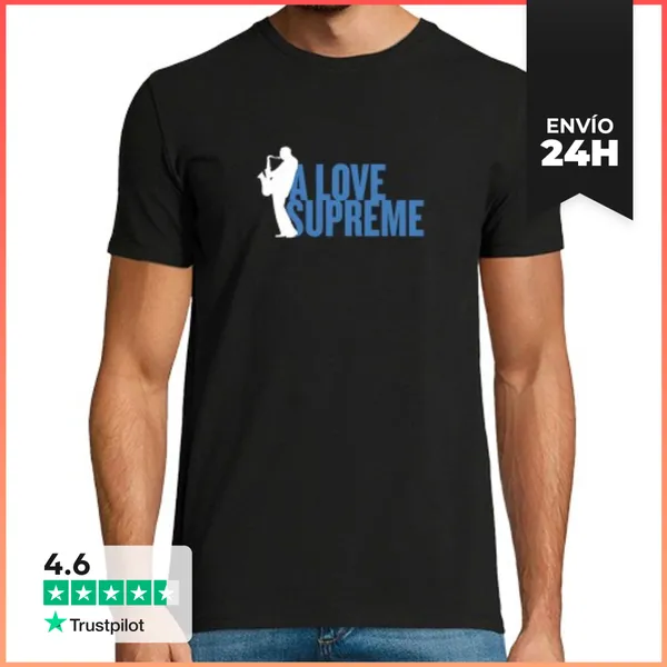 Camiseta Hombre Clásica John Coltrane, A Love Supreme LaTostadora