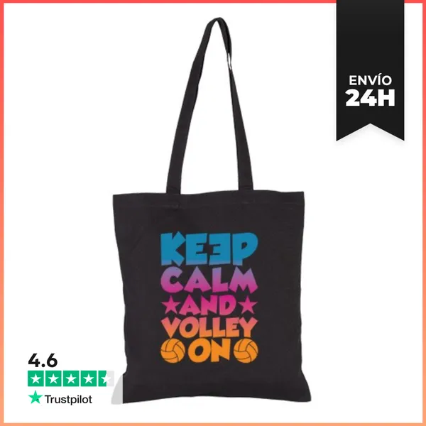 Bolsa De Tela Keep Calm And Volley On LaTostadora