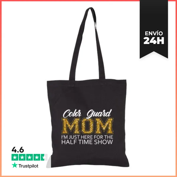 Bolsa De Tela Mamá Guardia De Color Solo Estoy Aquí Por El