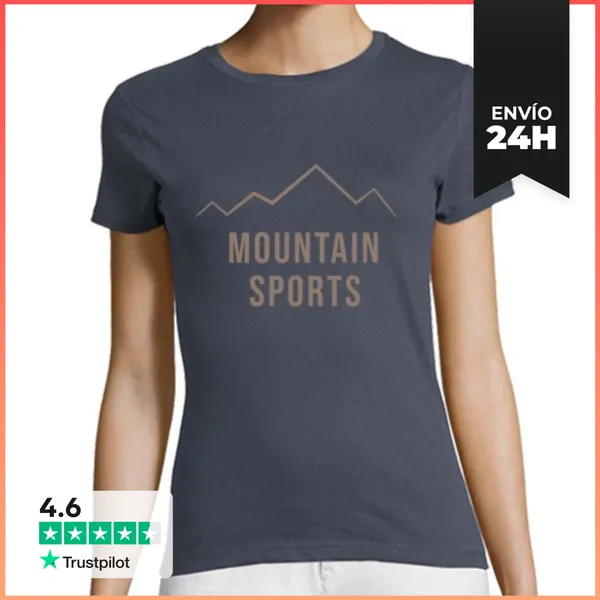Camiseta Mujer Clásica Mountain Sports LaTostadora