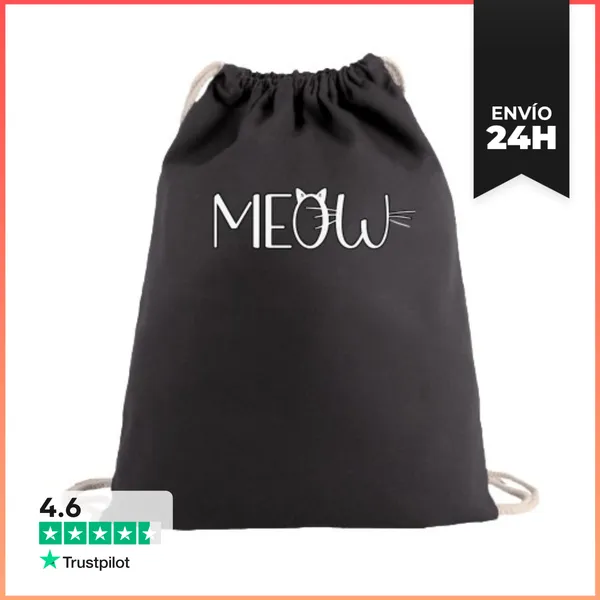 Mochila Saco Con Cuerdas Amante De Los Gatos Regalo De Gato Lind