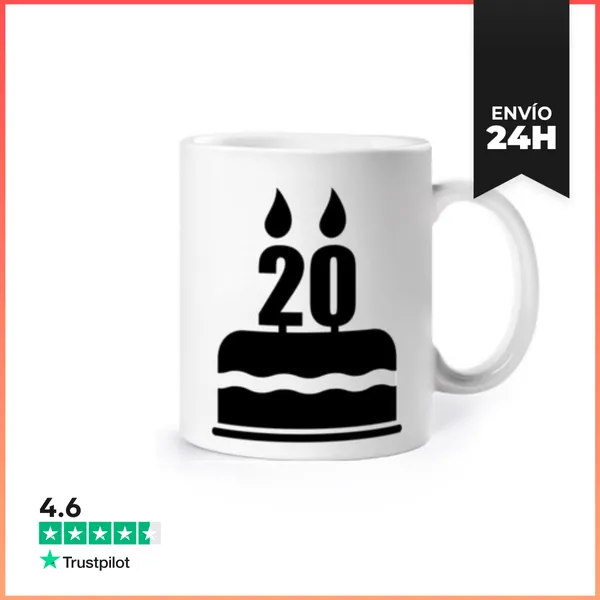 Taza 20 Años LaTostadora