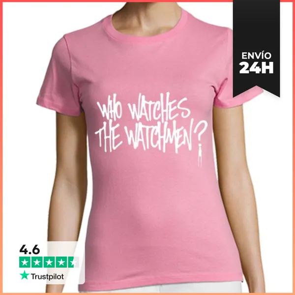 Camiseta Mujer Clásica Who Watches The Watchmen LaTostadora