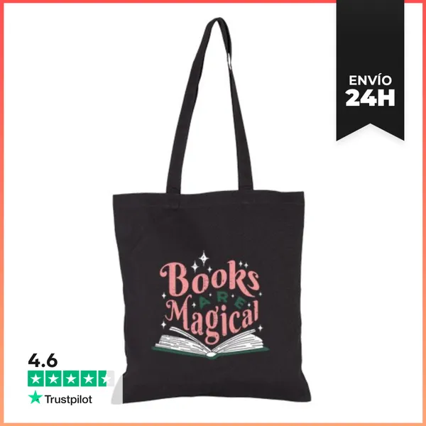 Bolsa De Tela Los Libros Son Mágicos Lectores De Libr LaTostadora