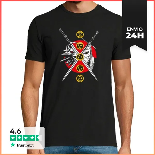 Camiseta Hombre Clásica White Wolf LaTostadora