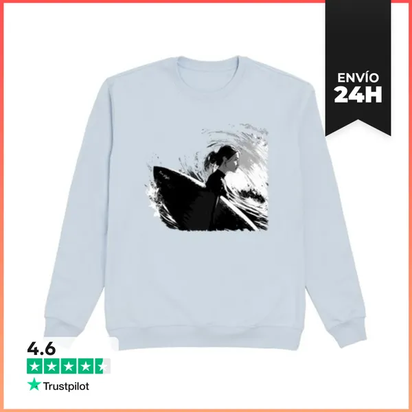 Sudadera Unisex Free Style. Surfera. LaTostadora