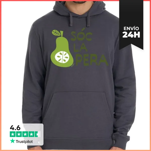 Sudadera Unisex Con Capucha Sóc La Pera LaTostadora