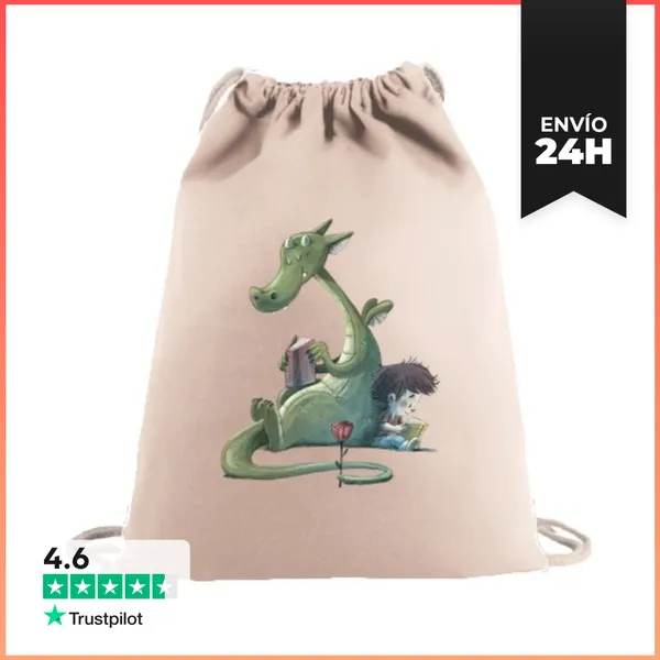 Mochila Saco Con Cuerdas Dragon De Sant Jordi LaTostadora