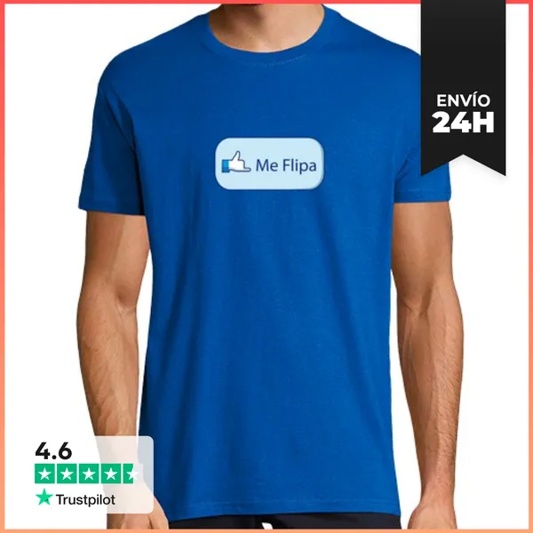 Camiseta Hombre Clásica Me Flipa LaTostadora