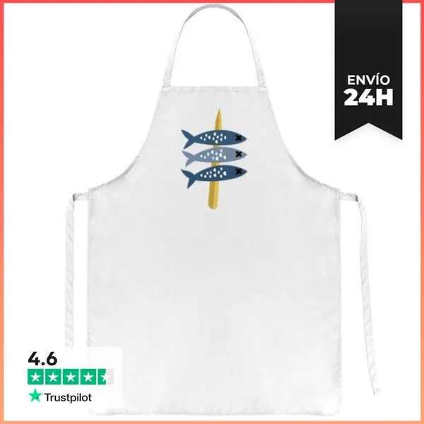 Delantal Espeto Sardinas LaTostadora
