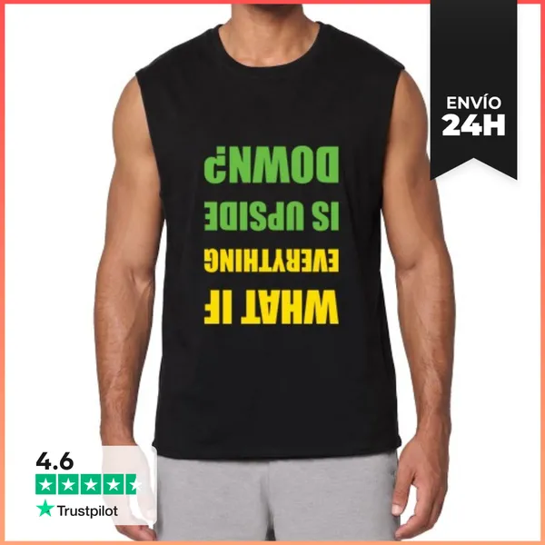 Camiseta Sin Mangas Upside Down 2 LaTostadora