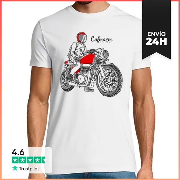 Camiseta Hombre Clásica Corredor Del Café LaTostadora