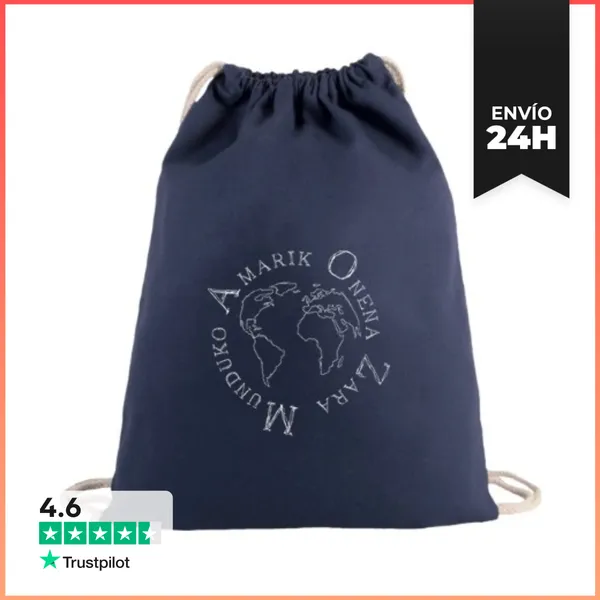 Mochila Saco Con Cuerdas Munduko Amarik Onena. IH LaTostadora
